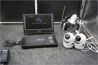 Audiovox Portable DVD Player, Wi-Fi Cameras