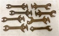 lot of 8 H&D, Farquhar Wrenches & others