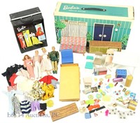1962 Vintage Barbie, House, Case and Doll Lot