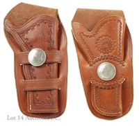 Morgan Silver Dollar Leather Holsters Old West