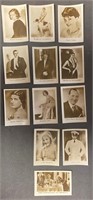 MOVIE STARS: 17 x Antique Tobacco Cards (1931)