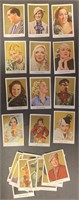 MOVIE STARS: 22 x Antique Tobacco Cards (1933)