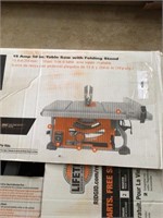 Ridgid 15amp 10in table saw with folding