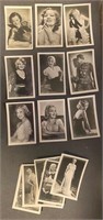 MOVIE STARS: 15 x Antique Tobacco Cards (1931)
