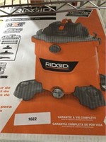 Ridgid 12 gallon wet/dry vac used  ( untested)