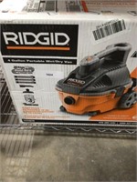 Ridgid 4 gallon portable wet/ dry vac (untested)