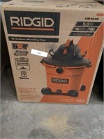 Ridgid 16 gallon wet/dry vac (untested)