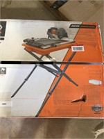 Ridgid 7in wet tile table saw