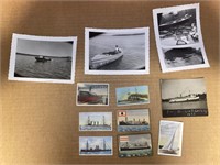 SHIPS, BOATS: Antique Cards, Photos
