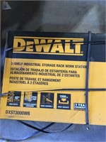 DeWalt 2-shelf industrial storage rack