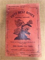 ROSES: Antique GARDENING WORLD Book  (1906)