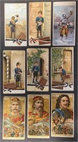 9 x Victorian STOLLWERCK CHOCOLATE Cards (1897)