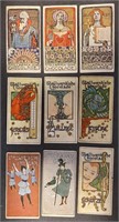 9 x Victorian STOLLWERCK CHOCOLATE Cards (1898)