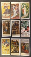 9 x Victorian STOLLWERCK CHOCOLATE Cards (1899)