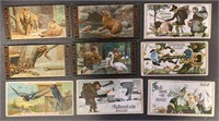 9 x Victorian STOLLWERCK CHOCOLATE Cards (1900)