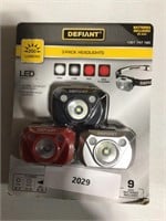 Defiant 3 pack headlights