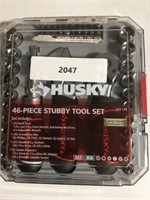 Husky 46 piece stubby tool set