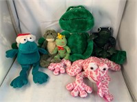 Selection of Plush Frogs