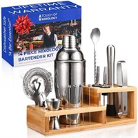 Touch of Mixology Bartender Kit with Cocktail Shak