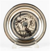 Sterling Silver National Audubon Society L/E Plate