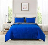 Mainstays Twin Size Comforter Set Blue