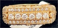 Vintage 14 K Gold & Diamond Men’s Ring