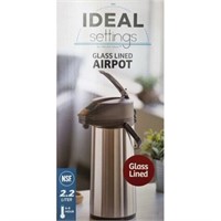 Ideal Settings by Service Ideas 2.2 Liter Glass Li