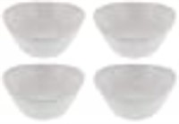 Over & Back 4-Piece 'What a Dish' Porcelain Bowl S
