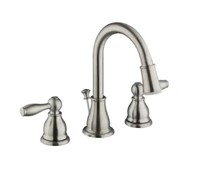 8 in.  2-Handle LED Faucet in Brushed Nickel