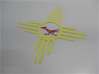 18" Diameter Laser Cut Steel Zia Symbol Sign