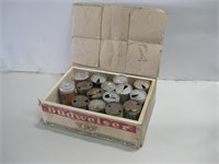 Vtg Budweiser Box W/ Vtg Beer Cans Shown