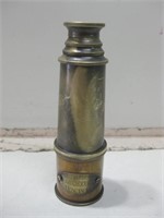 1915 Royal Navy Brass Telescope W/Label