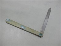 Vtg Stainless Folding Knive Pictured