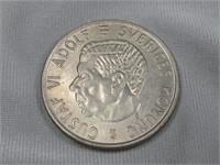 1959 Swedish 2 Krono Silver Coin See Info