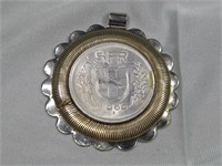 1969 5FR Coin Set In Pendant Shown See Info