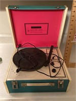 Silvertone portable record player