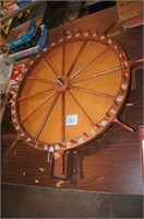 Wood Prize Spin to Win Wheel