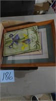 Slate Wall Hanging / Framed Picture Lot