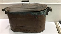 Vintage Copper Boiler Kettle Q9B