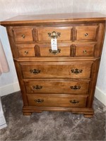 Young Republic Maple High Top 5 drawer dresser