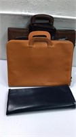 4 Leather Briefcases Q9B