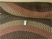 (2) 12ft Area Rugs Woven Material