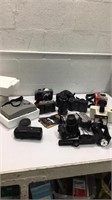 Large Lot of Assorted Cameras K7F