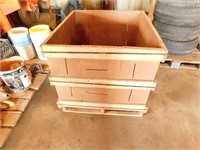 Wooden Vegetable Crate - 42 x 38 x 33