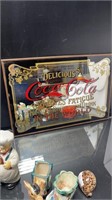 Vintage Coca Cola Advertising Mirror 18" Wide X 12