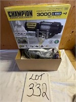 Unused Champion 3000LBS Winch