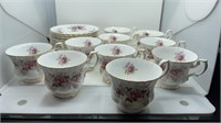 10 Royal Albert " Lavender Rose " Cups & Saucers