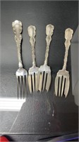 4 Birks Sterling Silver Forks