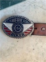 American biker belt 38