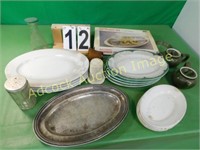 Assorted Vintage Restaurant Dishes